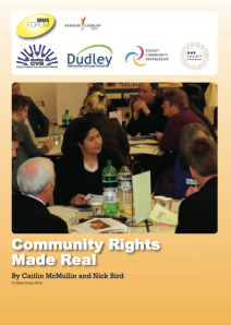 Front cover of Urban Forum report with photograph of a group discussion